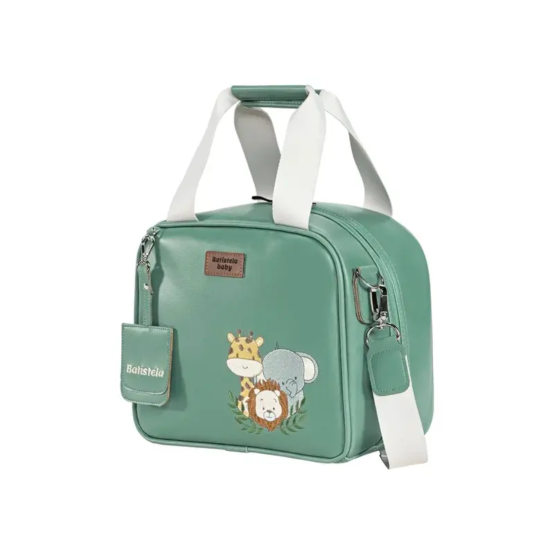 [0b24011] Bolsa Termica P Safari Batistela Verde Garrafa 0b24011