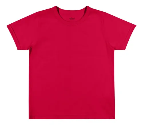 51004-camiseta Masculina inf-12-4580 Elian Vermelho (Vermelho, 16)