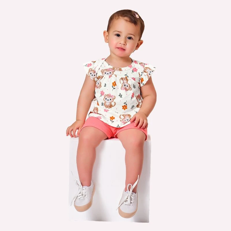 [1001758] Conjunto Feminino Kyly 1001758 (Marfim, G)
