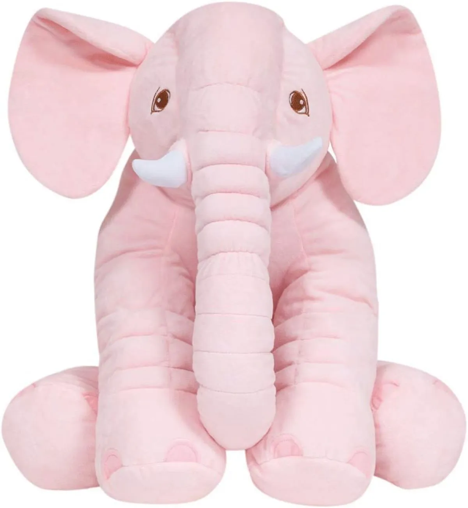 [7562] Almofada Elefante Gigante Rosa 7562 Buba