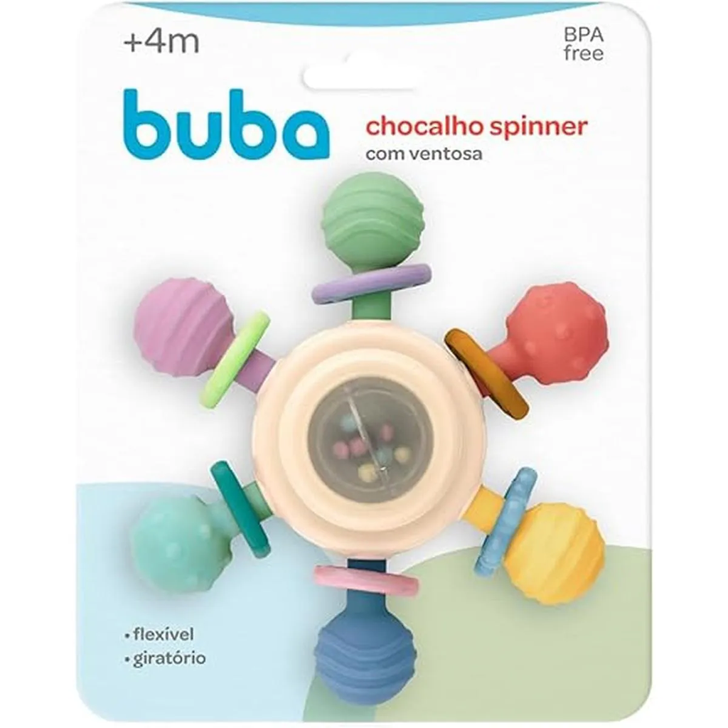 [19688] Chocalho Spinner com Ventosa 19688 Buba